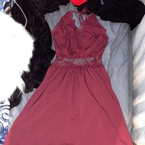 Women’s pretty red dress